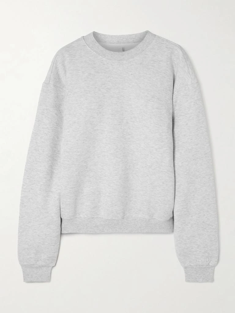 SKIMS Classic 圆领卫衣 （颜色：light Heather Grey） 1