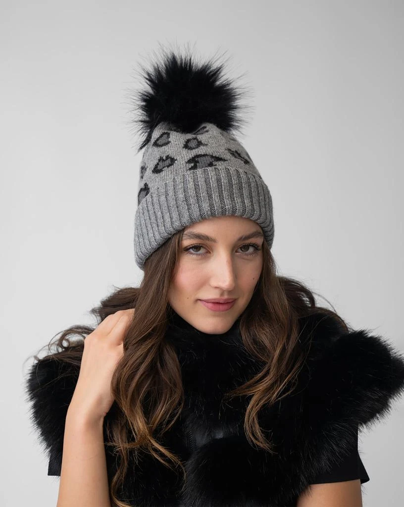 Embellished Faux Fur Pom Pom Beanie – On Sale Now with Up to  display picture 3