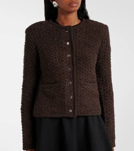 Staud Lisson open-knit jacket 4