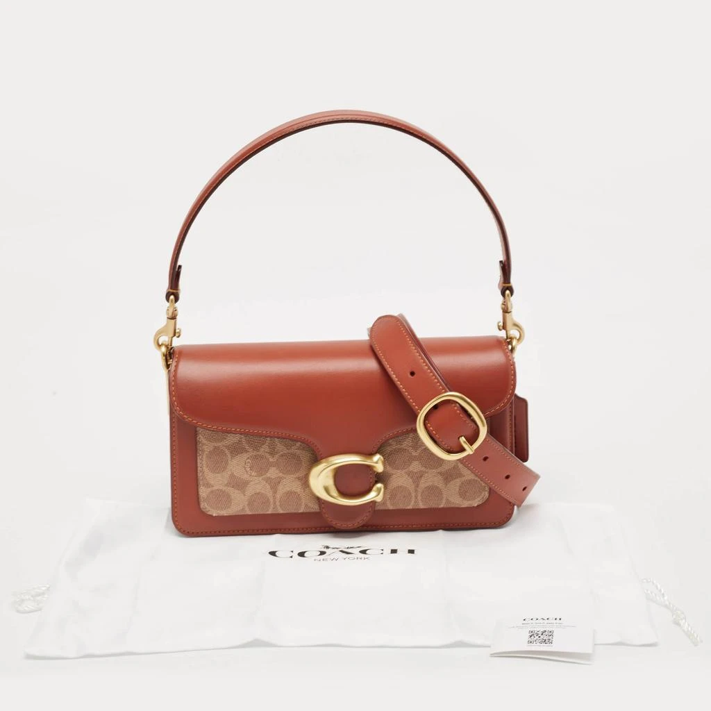 Coach Coach Tan/Beige Signature Coated Canvas and Leather Tabby 26 Shoulder Bag 10