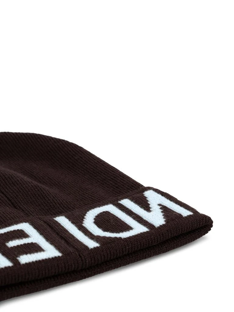 Fendi Logo Intarsia Knitted Beanie Fendi Kids logo-intarsia Beanie | Neutrals | FARFETCH ID main image 3