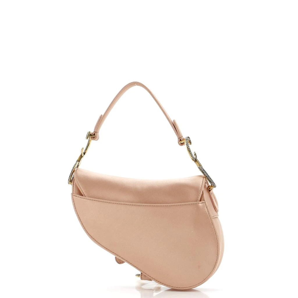 Dior Saddle Handbag Satin with Crystals Mini 2