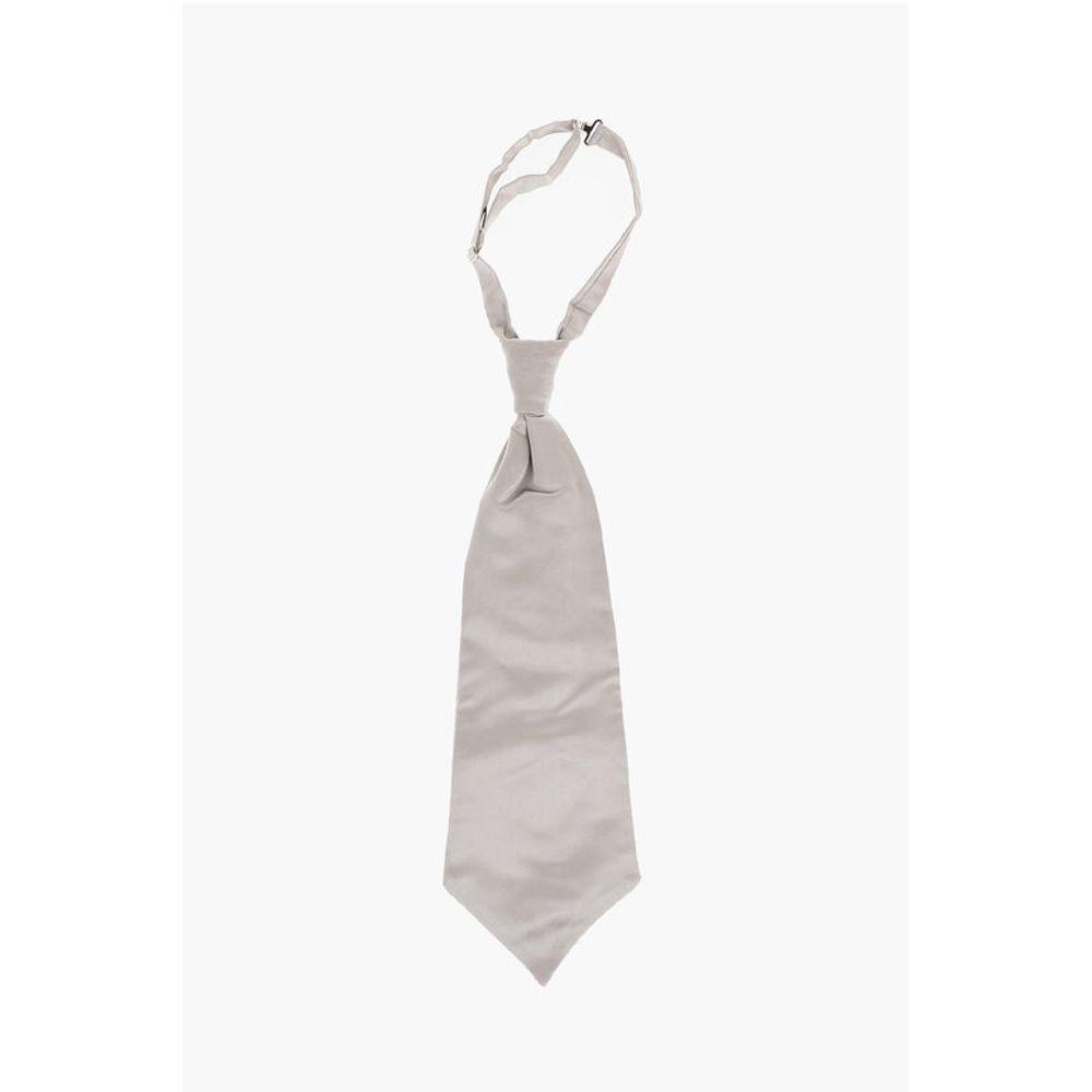 Corneliani Solid Color Silk Ascot Ceremony Men's Tie