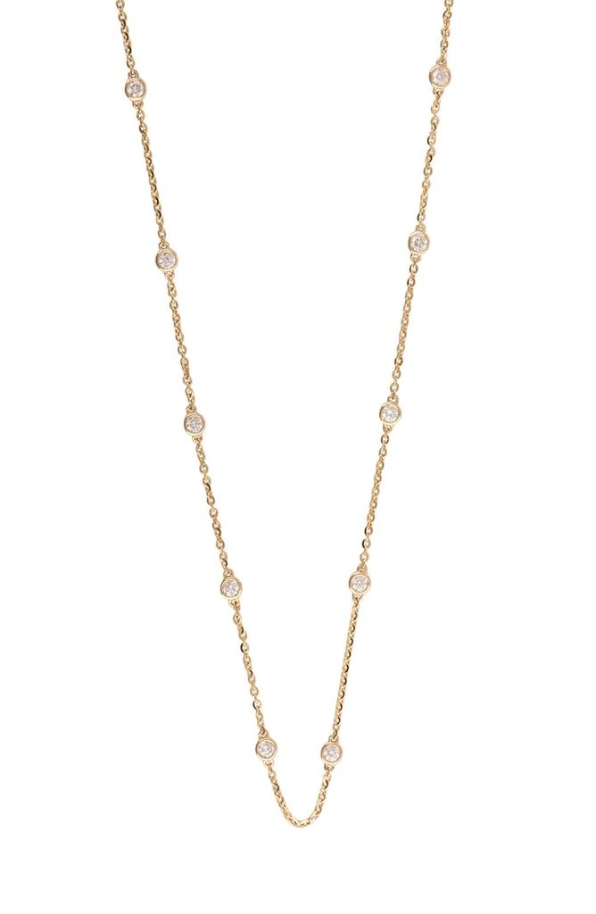 Badgley Mischka Lab Created Diamond Station Necklace 3