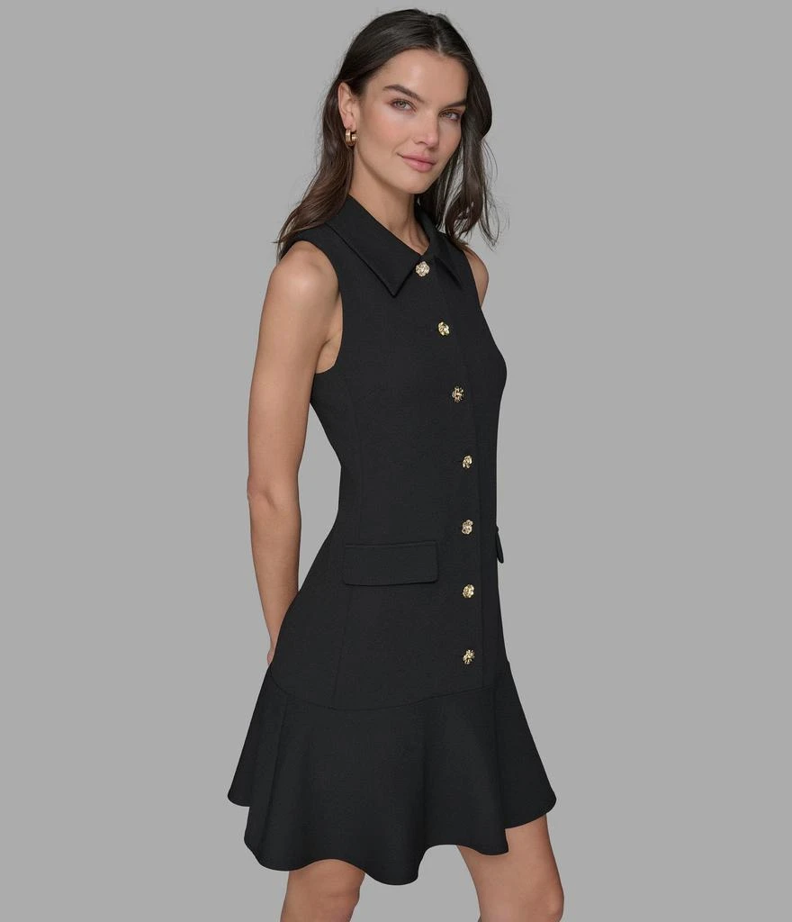 Karl Lagerfeld Paris SLEEVELESS COLLARED DRESS 3