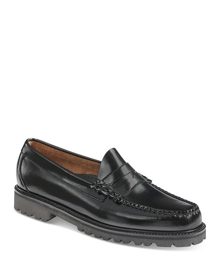 G.H.BASS G.H. Bass Men's Larson Lug Slip On Weejun Penny Loafers 1