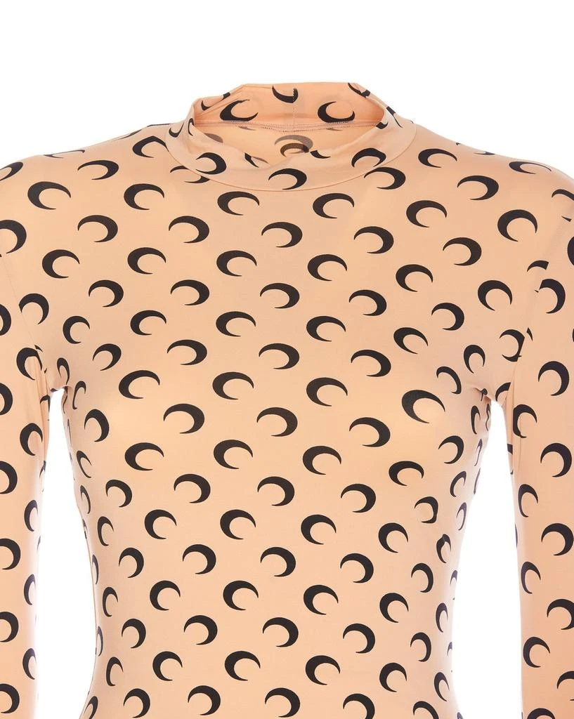 MARINE SERRE Marine Serre Crescent Moon Long-Sleeved Top 4