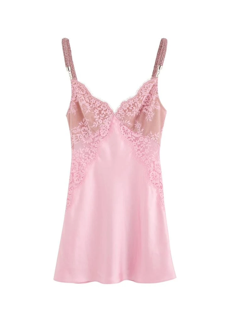 Self Portrait X Christopher Kane lace and satin mini dress 1