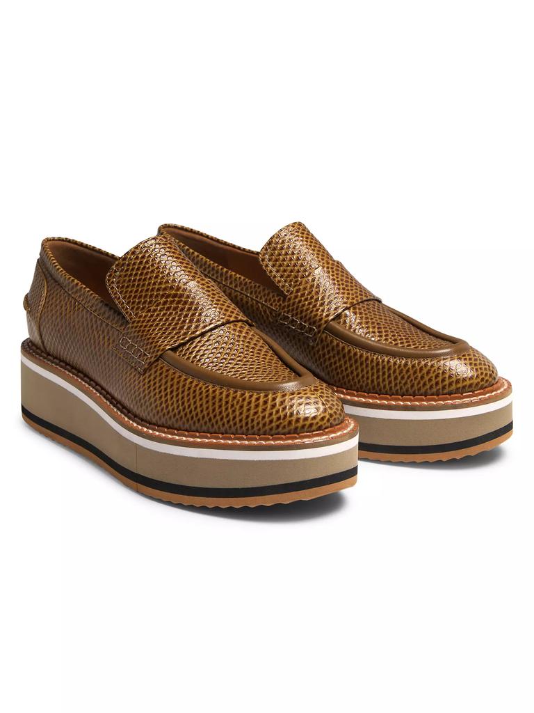 Clergerie Bahati Leather Loafers