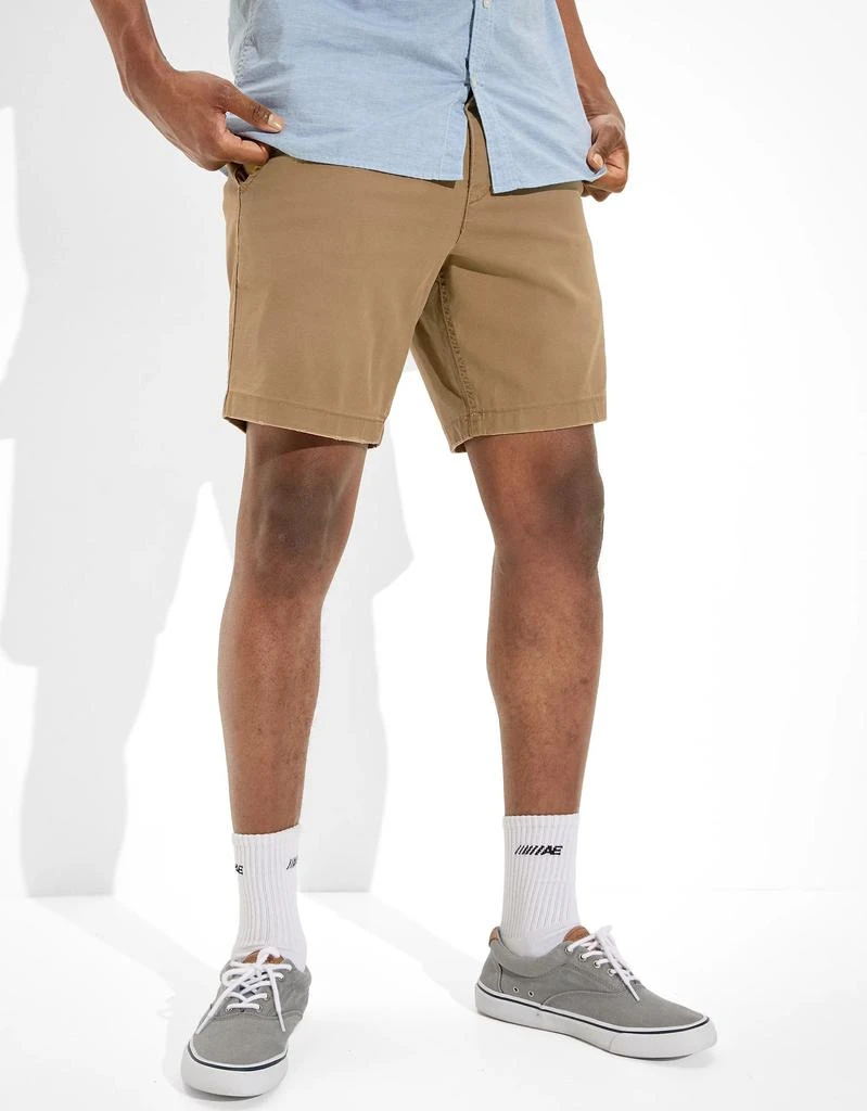 AE AE Flex 9" Lived-In Khaki Short 1