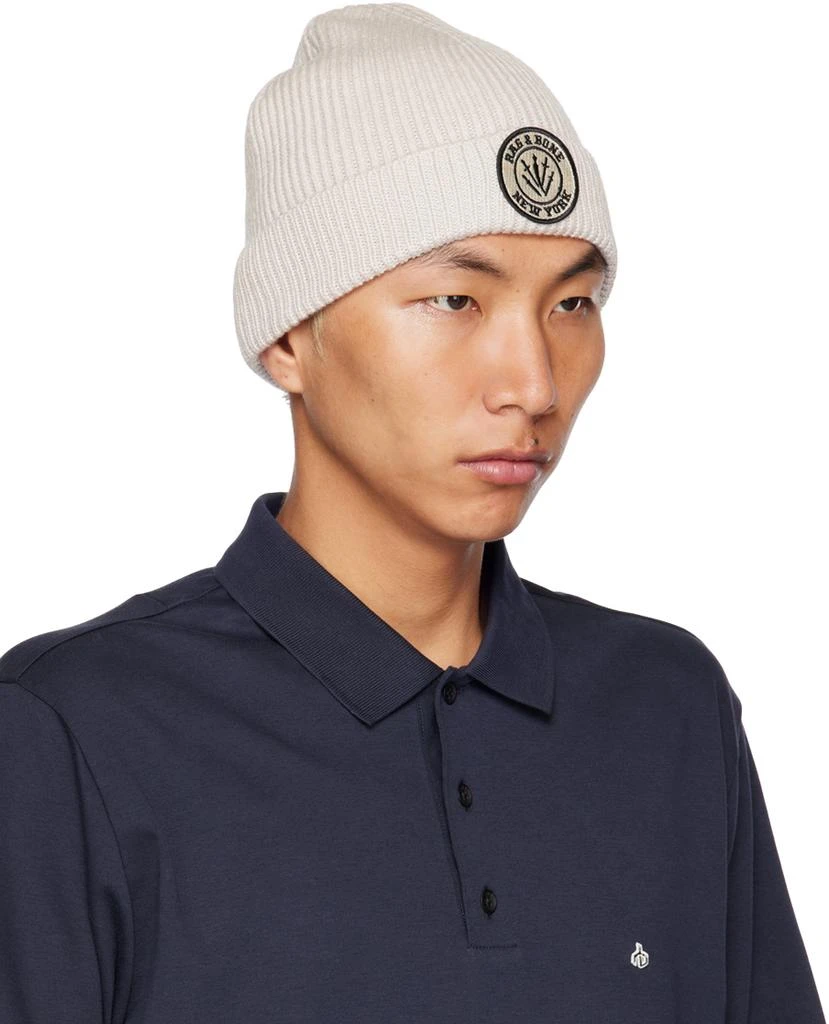 Rag & Bone Off-White Charlie Beanie 2