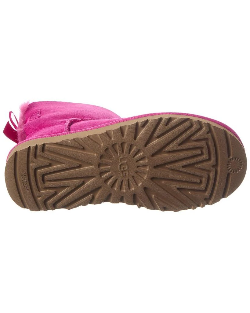 UGG Mini Bailey Bow II Suede & Shearling Boot 4