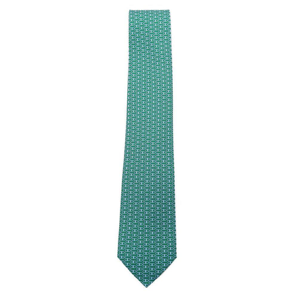 Salvatore Ferragamo Ferragamo Gancini Printed Tie