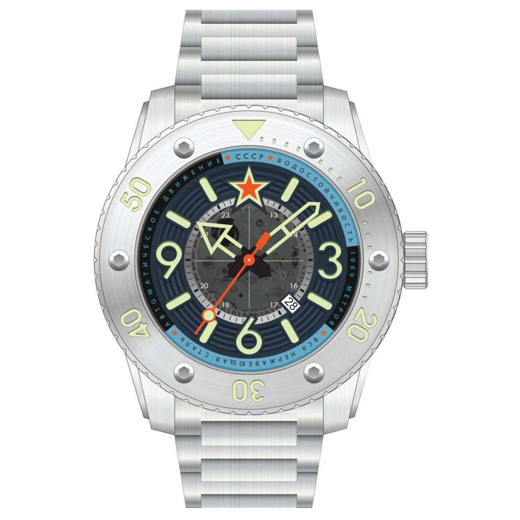 CCCP CCCP Naval Barrakuda Men's Automatic Watch 1