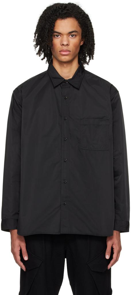 SOPHNET. Black Baggy Shirt