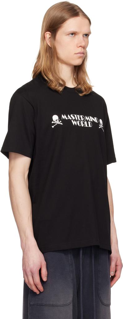 mastermind WORLD Black MW Pop Logo T-shirt