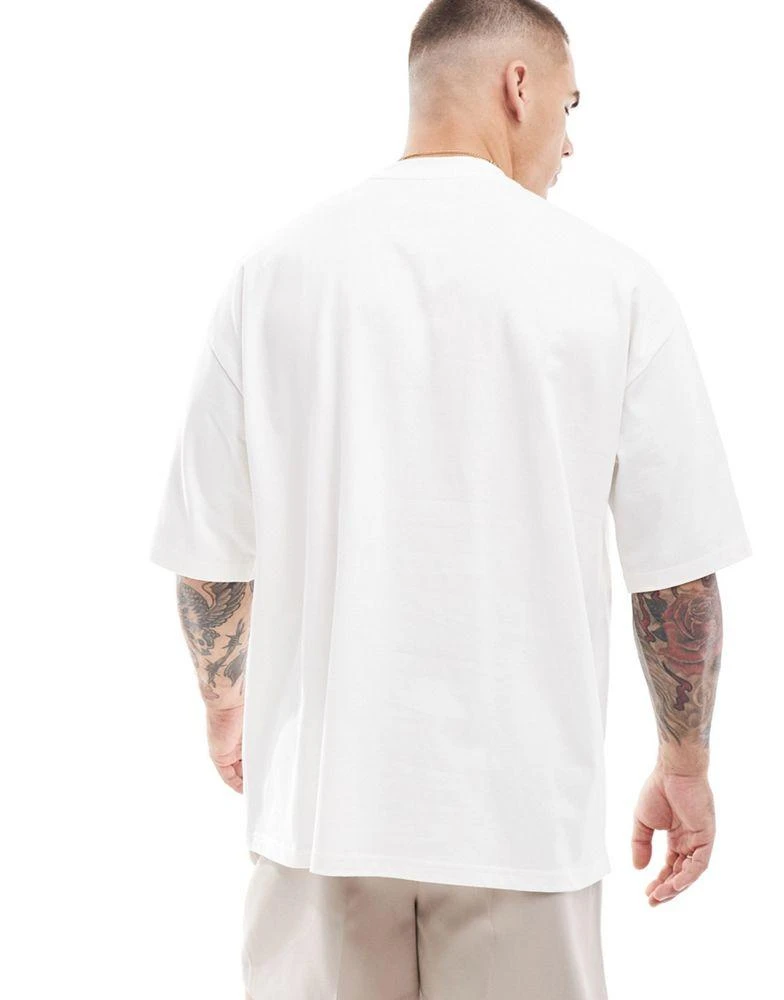 River Island River Island oversized studio t-shirt in ecru 1