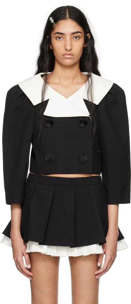 Shushu/Tong Black Puff Sleeve Jacket 1
