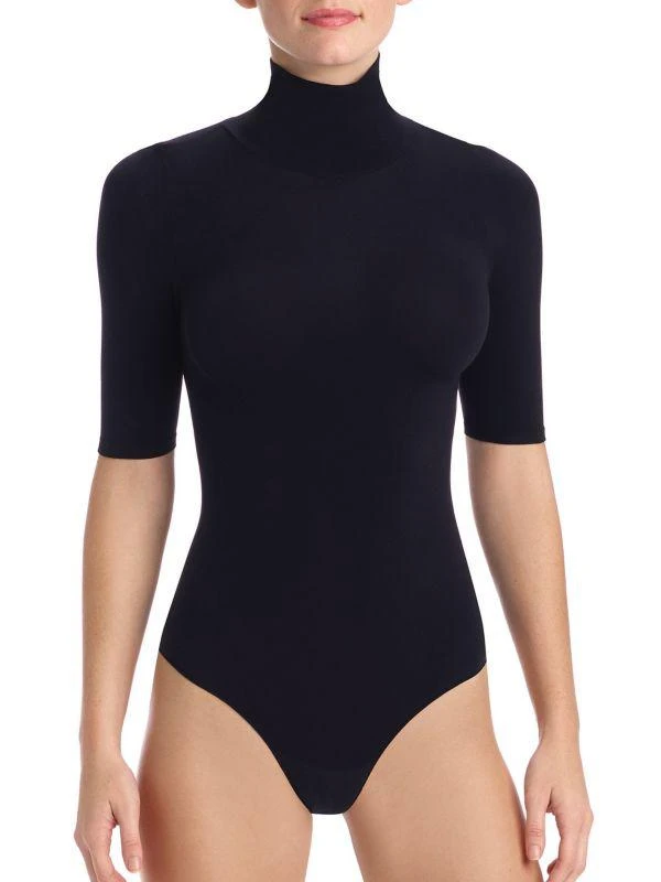 Commando Short-Sleeve Turtleneck Bodysuit 1