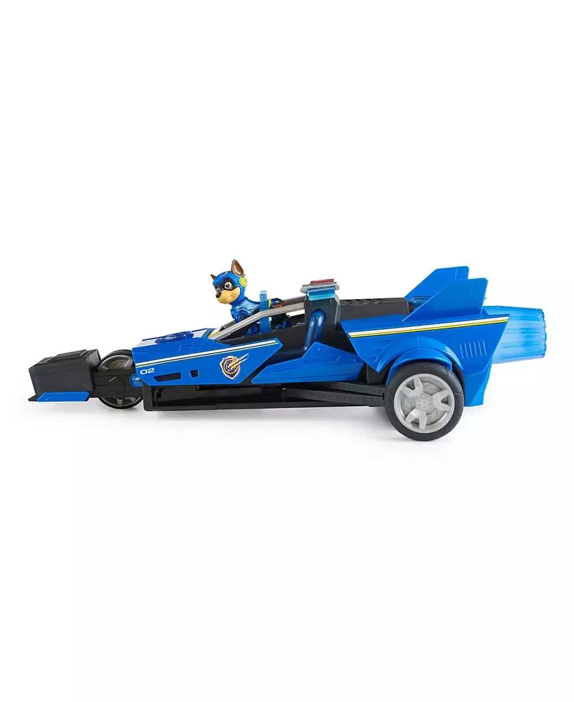Paw Patrol The Mighty Movie, Chase's Mighty Converting Cruiser with Mighty Pups Action Figure, Lights and Sounds 5