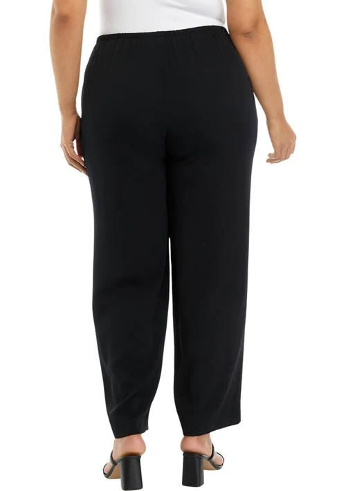 Kasper Plus Size Wide Leg Pull On Pants 2