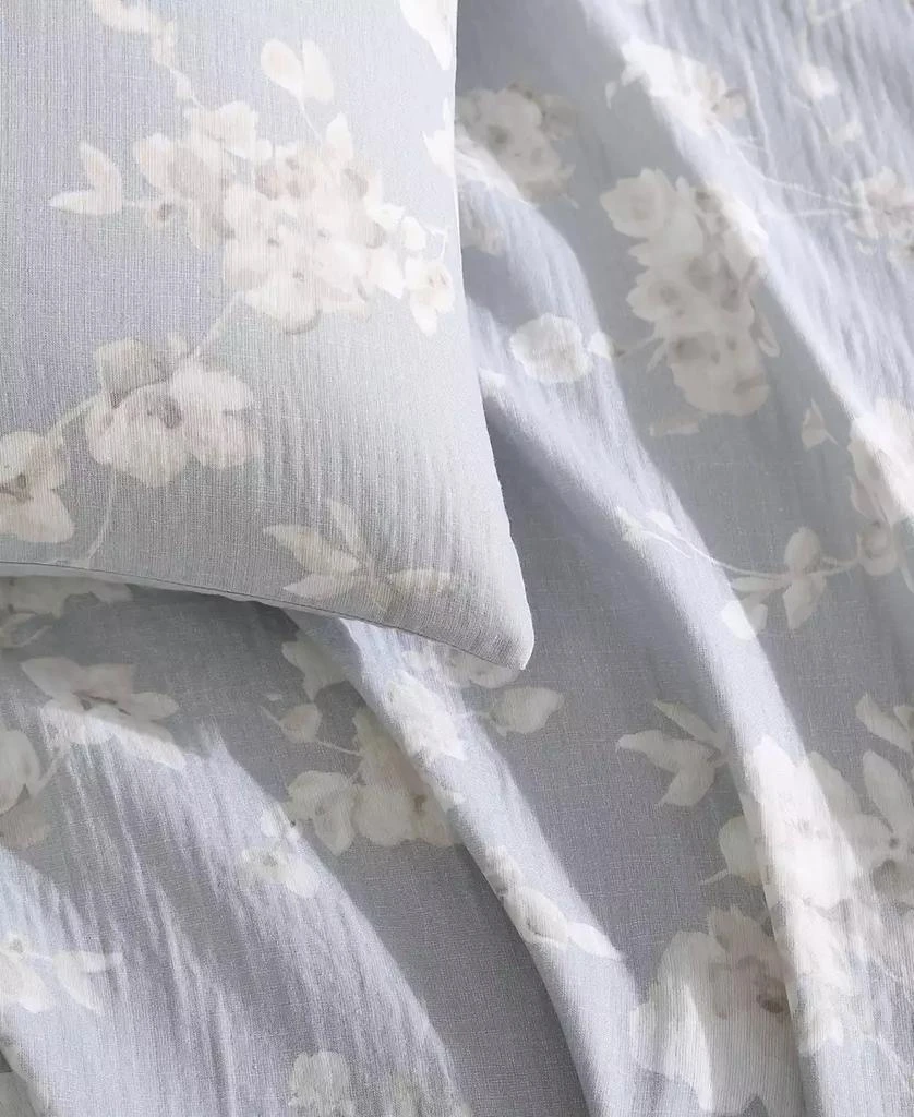 Calvin Klein CLOSEOUT! Eternity Floral Cotton Gauze 3-Pc. Comforter Set 5