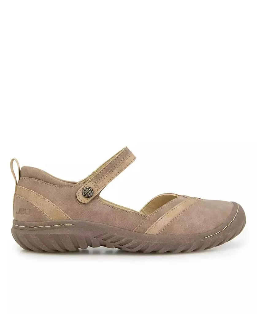 JBU Women's Raven Round Toe Flats 2