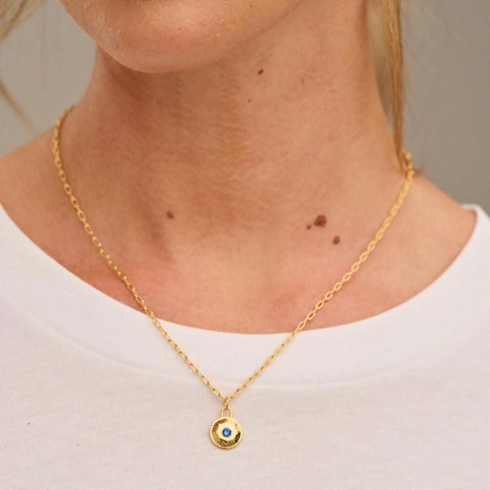 Orelia London September Birthstone Necklace Made With Swarovski Crystals 3