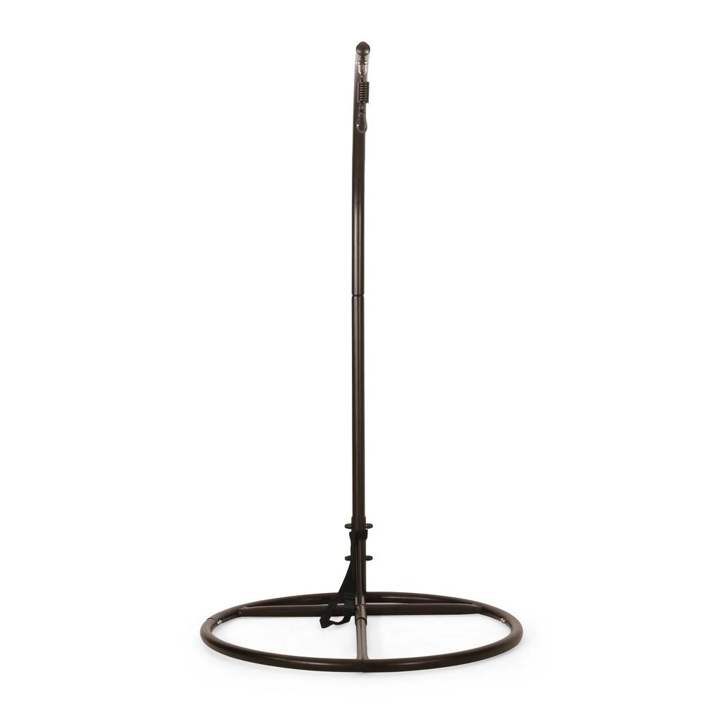 Streamdale Furniture Streamdale Free-Standing Iron Hammock Chair Stand for Indoor-Outdoor Use 2
