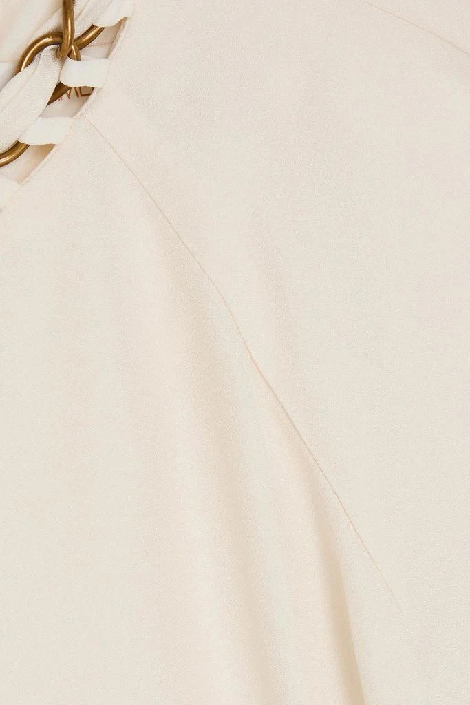 Zimmermann Chain-embellished crepe mini dress 4