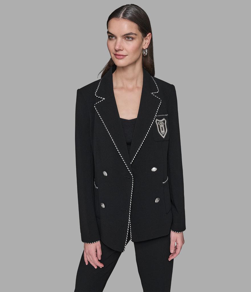 Karl Lagerfeld Paris KARL PATCH VARSITY BLAZER