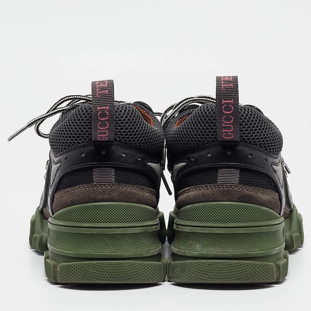 Gucci Gucci Multicolor Canvas and Mesh Flashtrek Sneakers