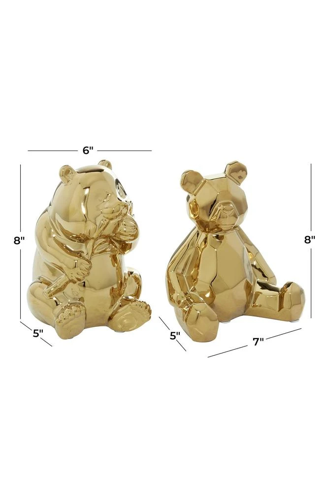 UMA Glam Set of 2 Porcelain Animal Sculptures 7