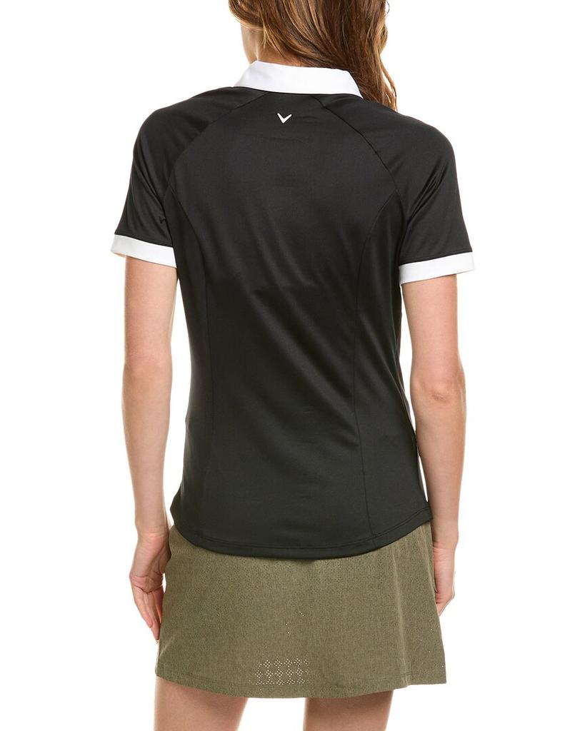 Callaway V-Placket Colorblock Polo Shirt