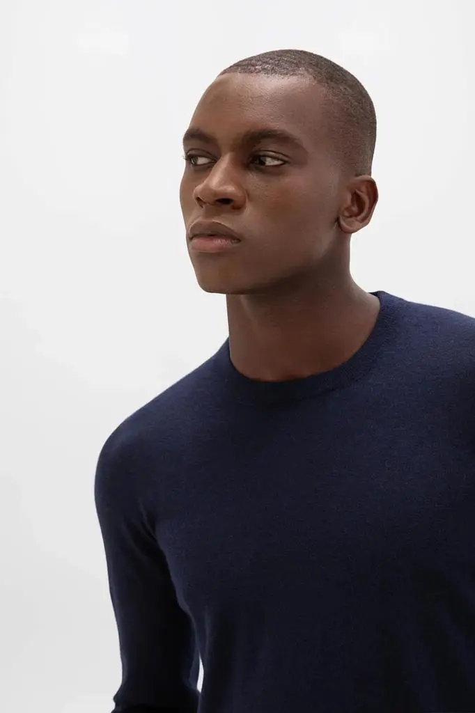 Johnstons of Elgin Superfine cashmere round neck jumper 2