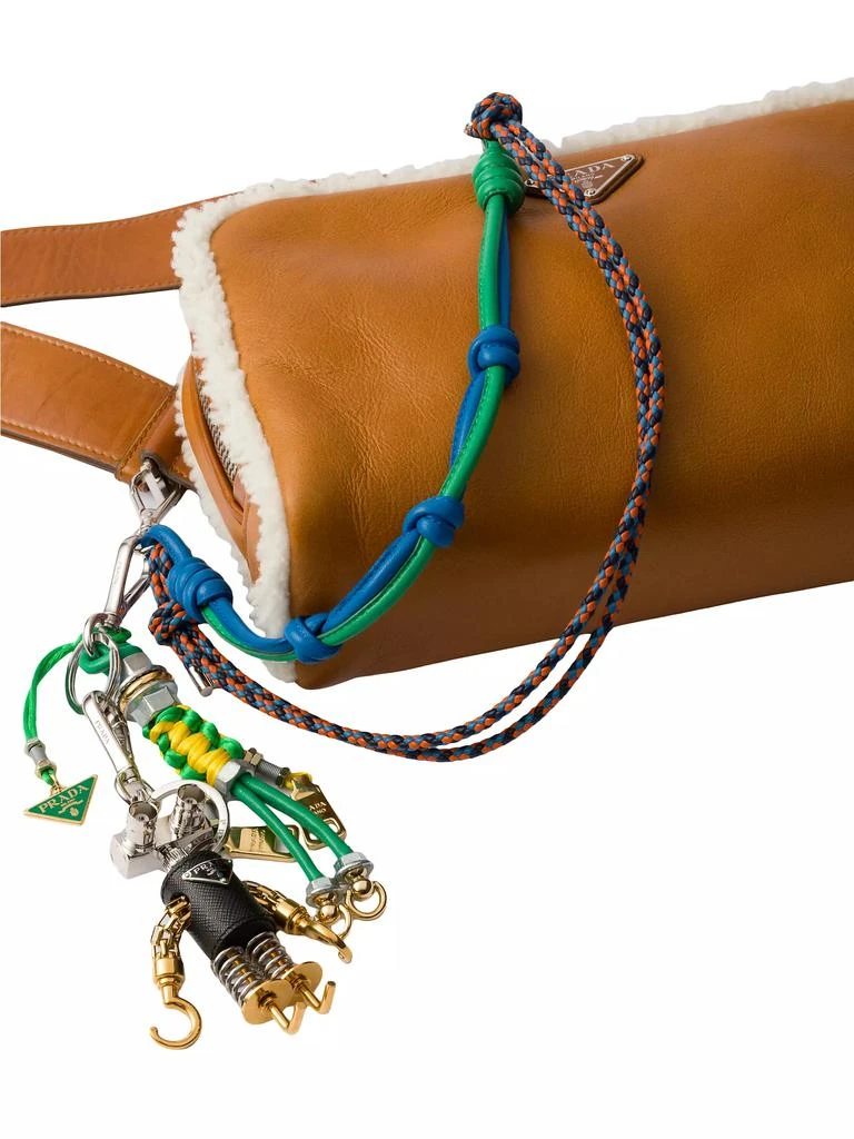 Prada Pop Strings Nappa Leather and Metal Bag Charm 2