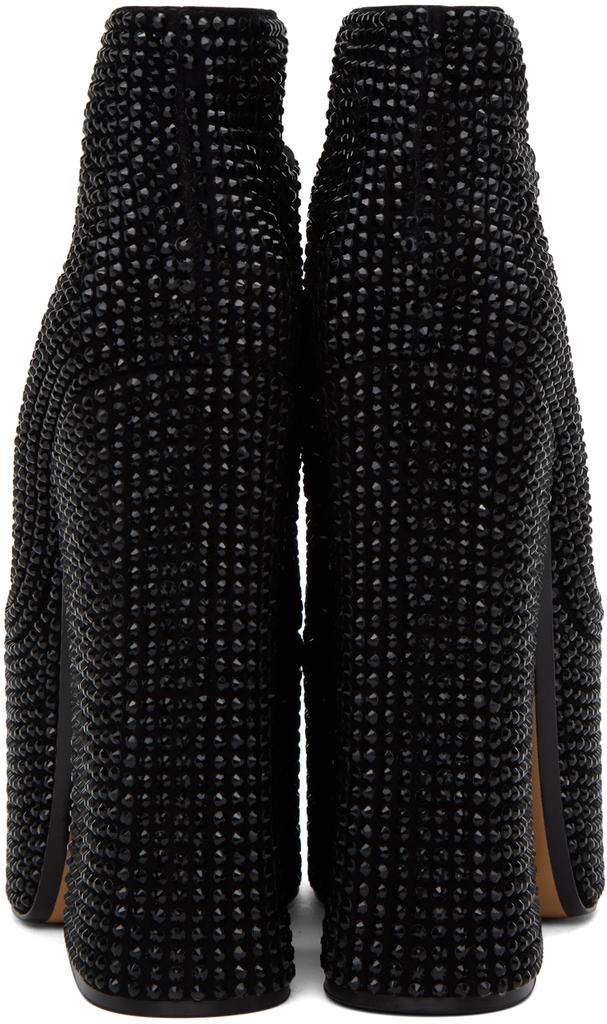 Marc Jacobs Black 'The Rhinestone Kiki' Heels