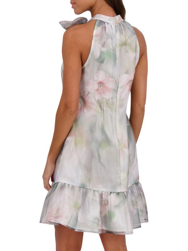 Kensie Floral Organza A-Line Minidress 2