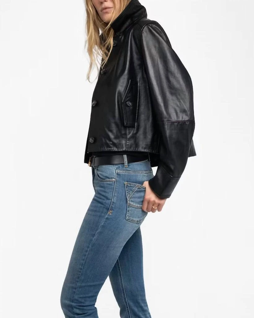 ZADIG
VOLTAIRE Zadig
Voltaire - Liston Cropped Leather Jacket 3