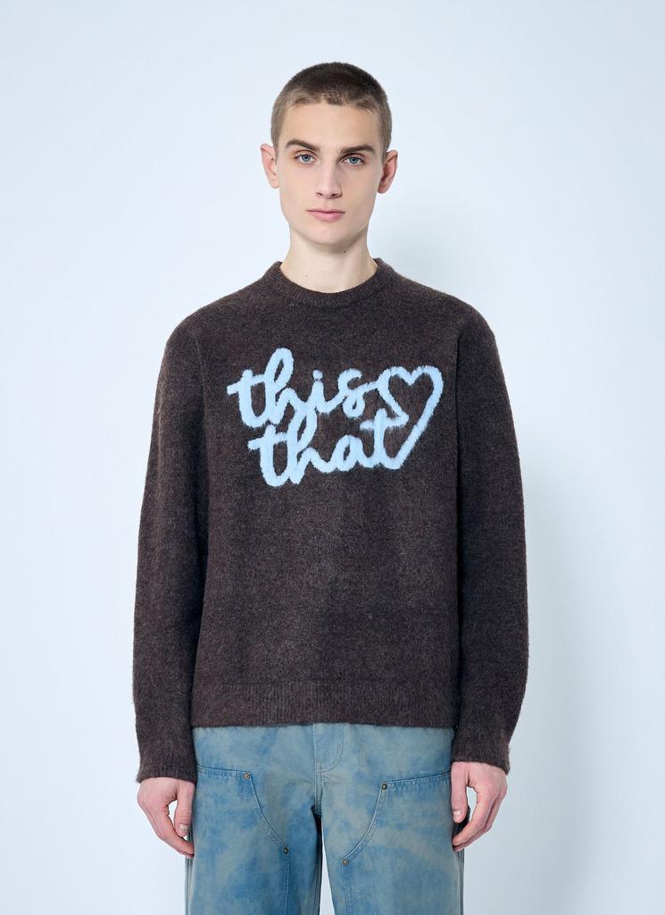 thisisneverthat Thisisneverthat® Heart Logo Knit Pullover
