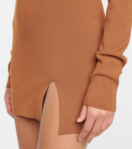 Zeynep Arçay Side-slit knit minidress 5