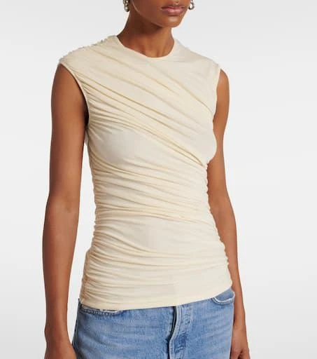 AGOLDE Ester ruched tank top 5