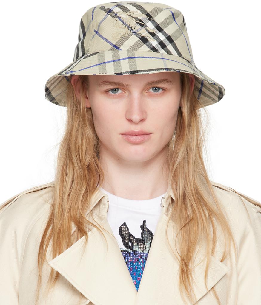 Burberry ロゴ入り バケットハット ベージュ 【公式通販】
