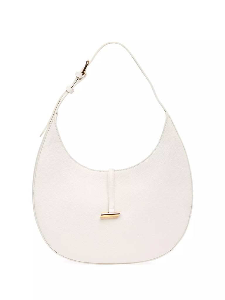 Little Liffner Moon Grained Leather Shoulder Bag