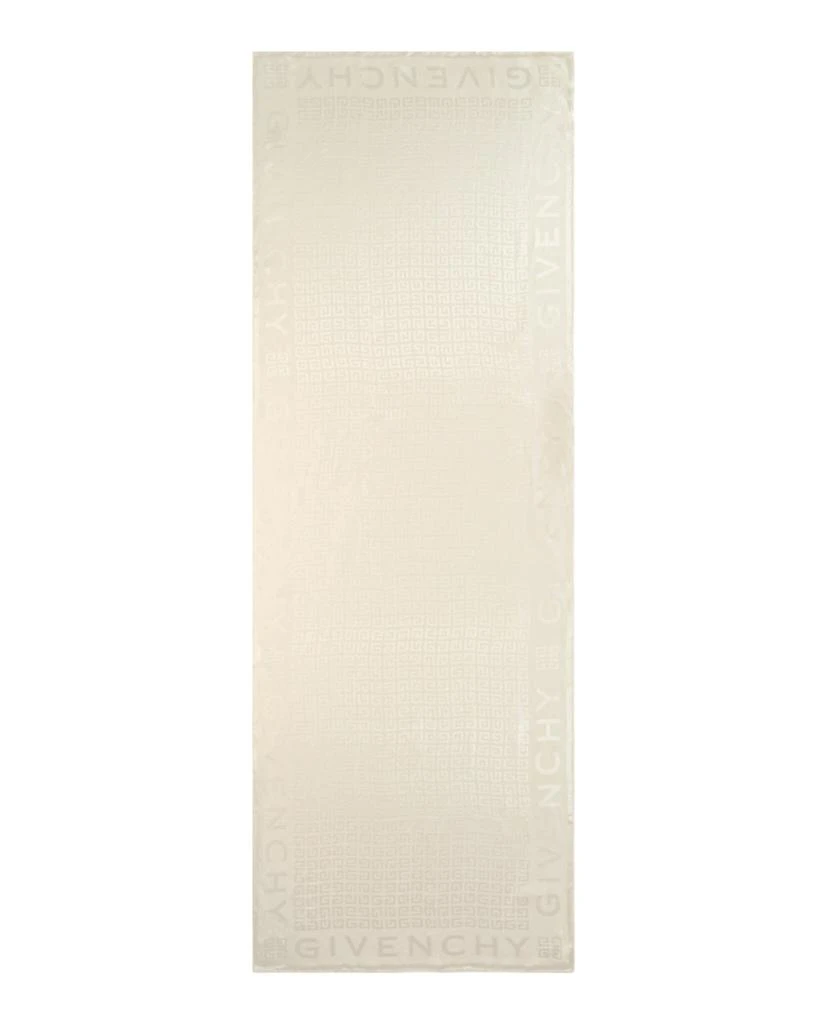 Givenchy 4G Monogram Oblong Silk Scarf