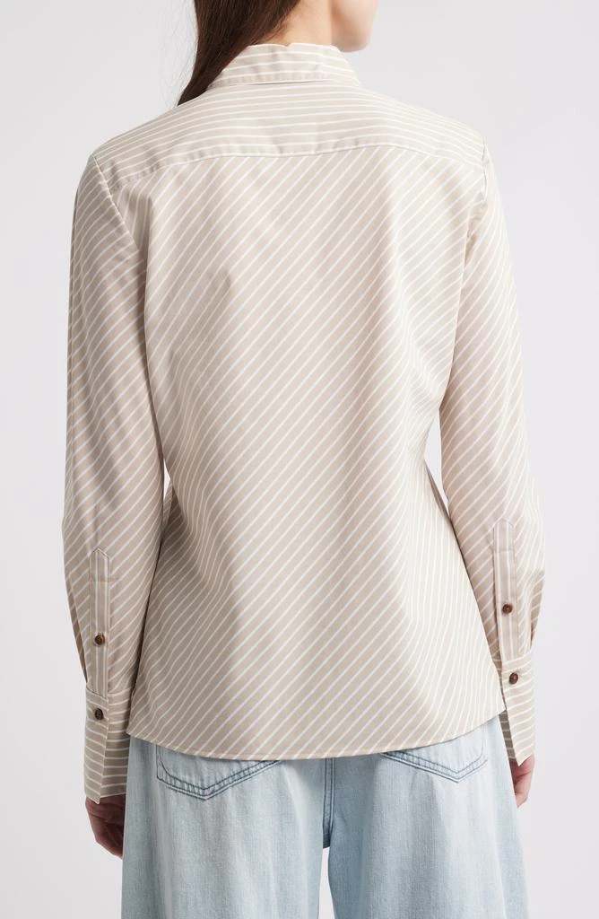 Rag & Bone Stripe Cotton Button-Up Shirt 2