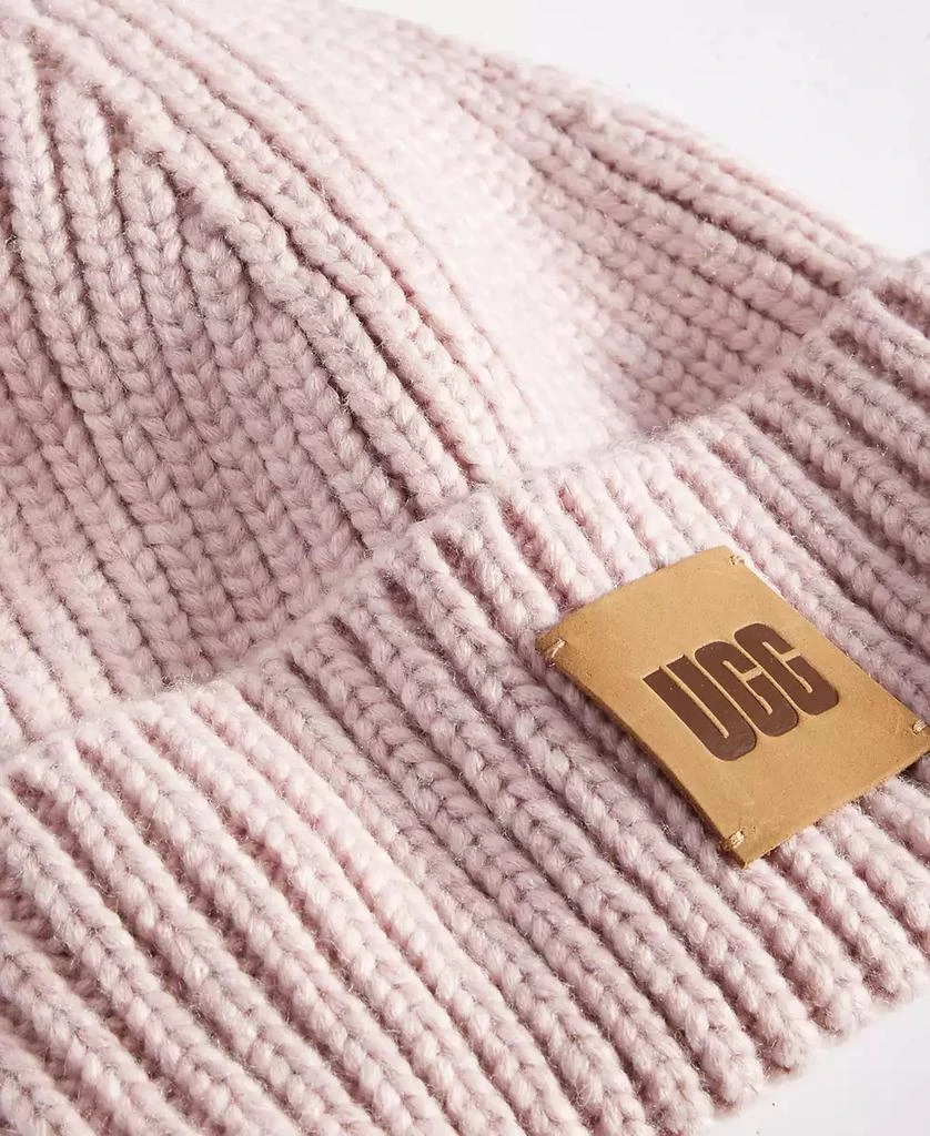 UGG Women's Chunky Rib-Knit Logo-Patch Beanie 2
