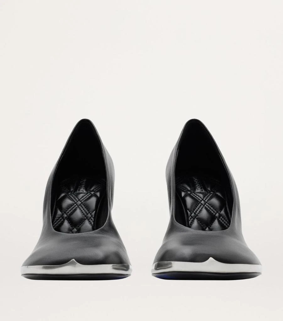 Burberry Leather Duck Pumps 90 2