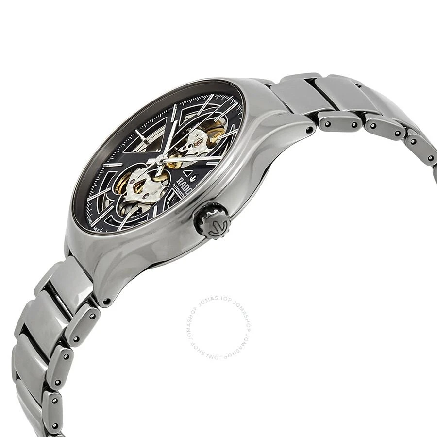 Rado Rado True Automatic Open Heart Black/Skeleton Dial Men's Watch R27510152 2