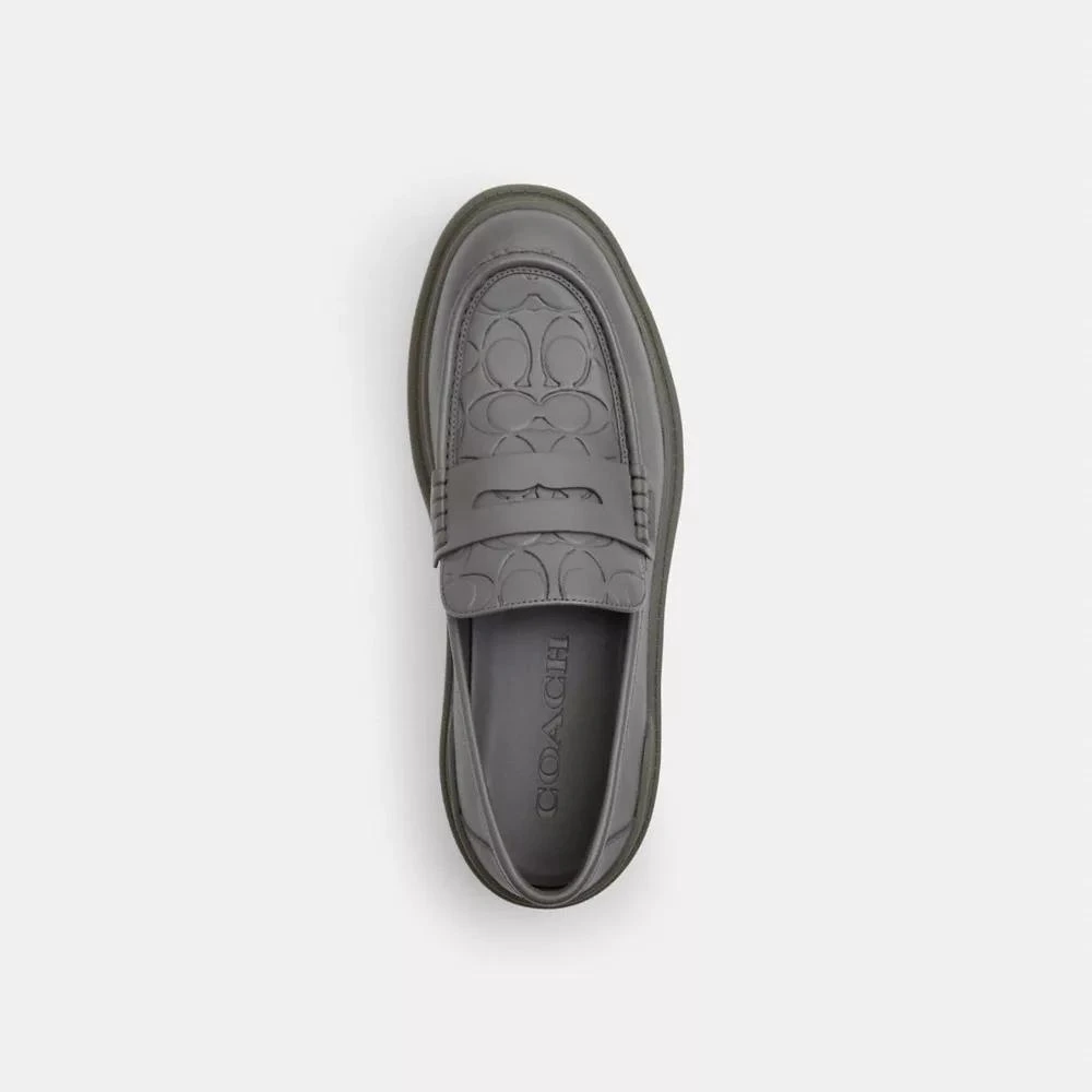 Coach Loafer With Signature Print 3